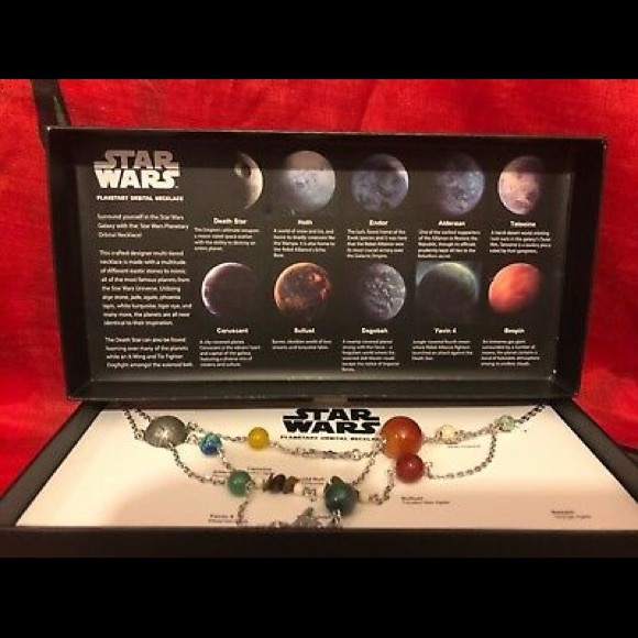 Star Wars Solar Orbit Solar Necklace, Silver Plate - Picture 6 of 8